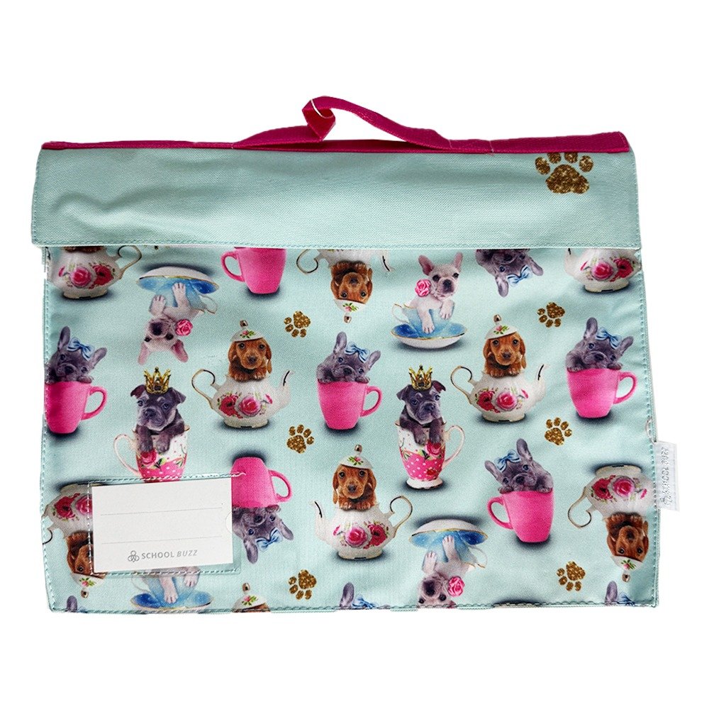 Teacup Dog Library Bag – School Buzz Edition image 0