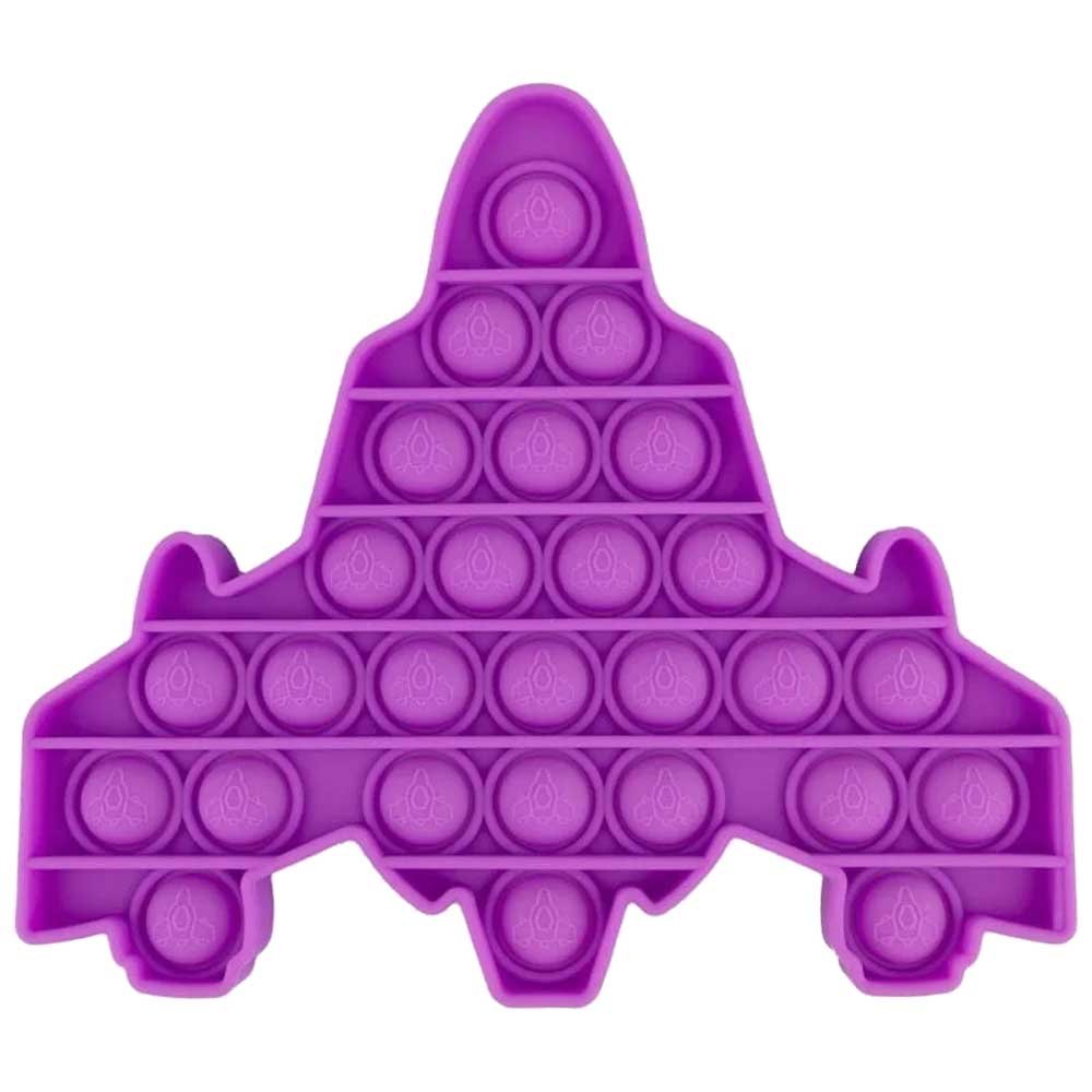 Purple Spaceship Pop Bubble Fidget Toy image 0