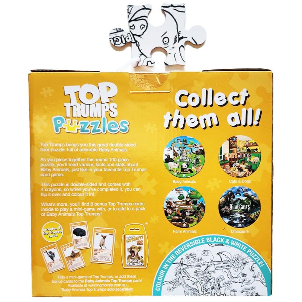Baby Animals Top Trumps Puzzles 100 pce image 1