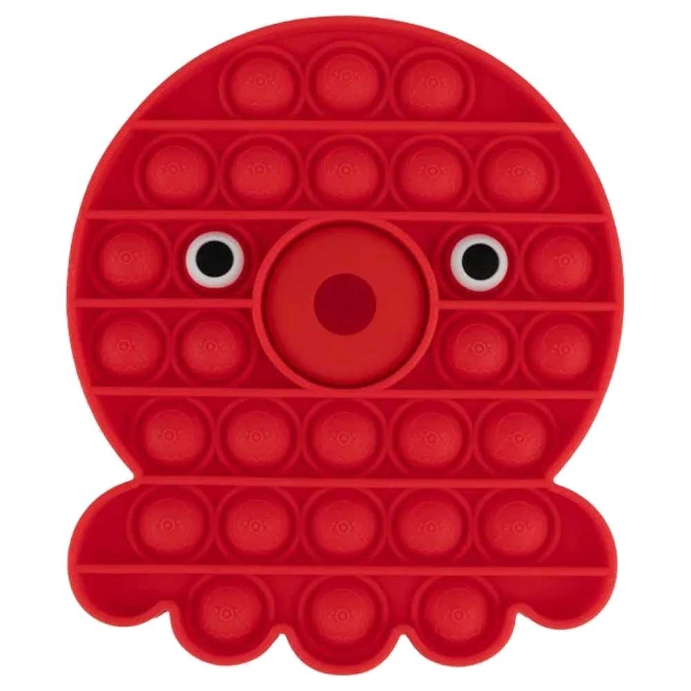 Red Octopus Pop Bubble Fidget Toy image 0