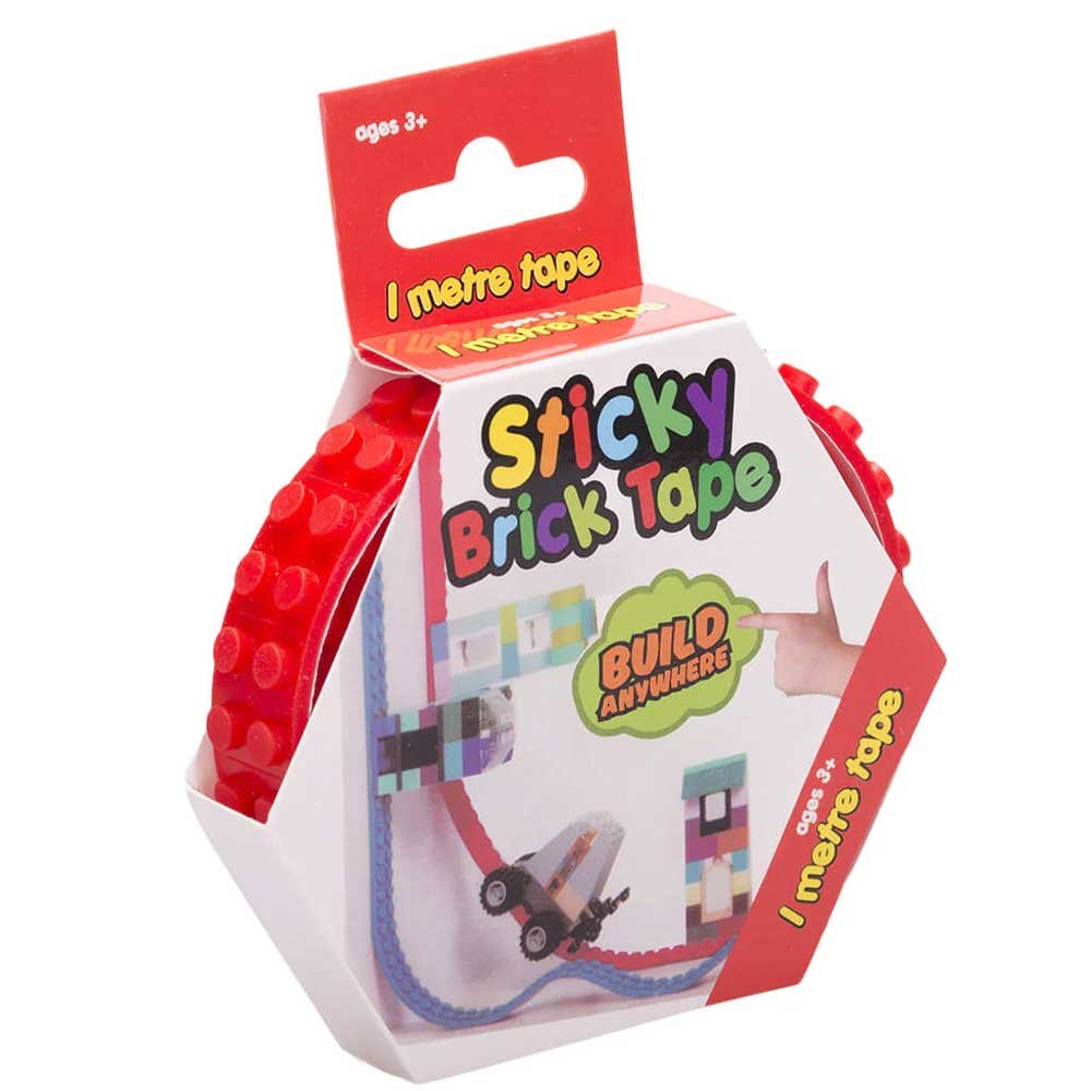 Silicone Brick Sticky Tape Toy - Red - (Duplicate Imported from WooCommerce) image 0