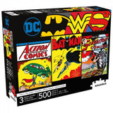 DC Comics 500 pce x 3 Puzzle Set image 0