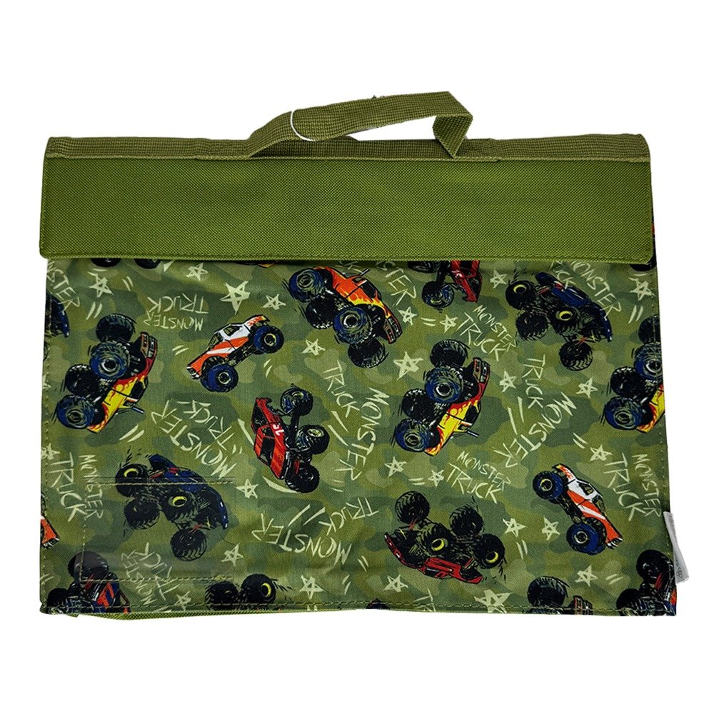 Monster Truck Library Bag – School Buzz Edition image 0