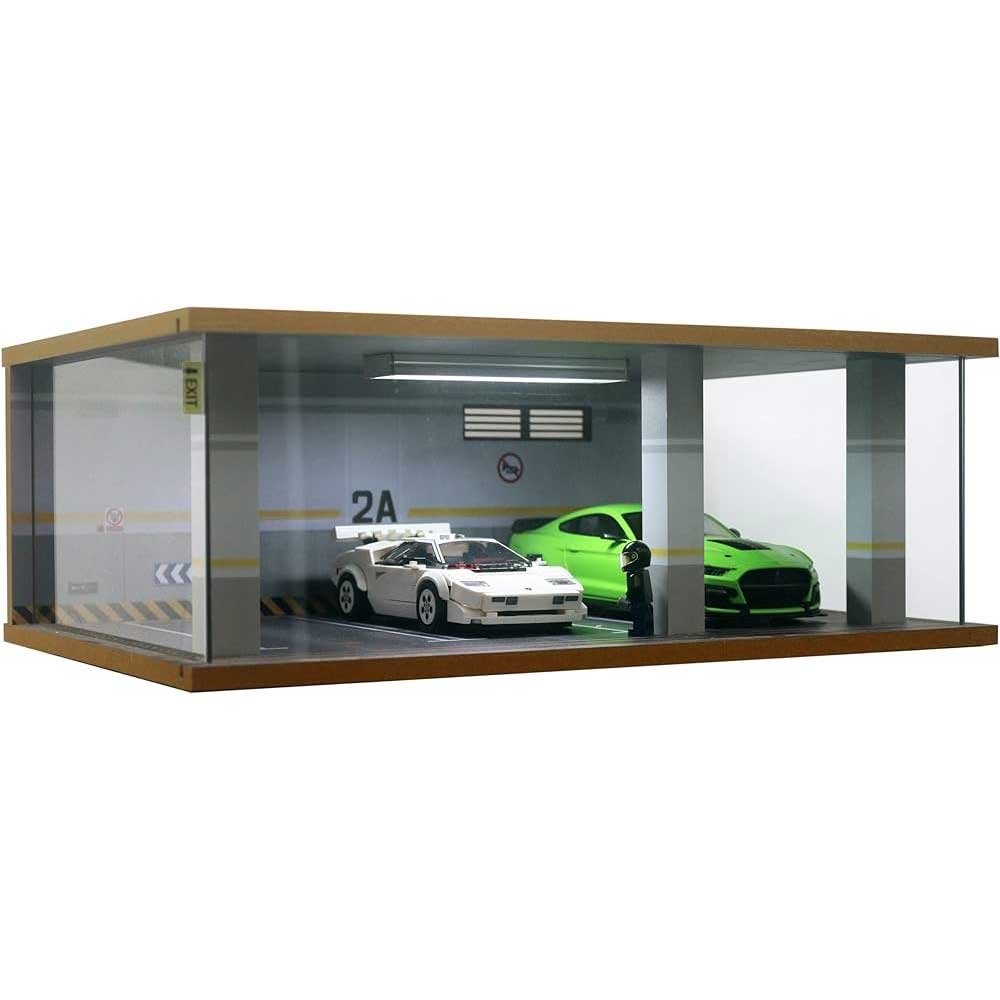 1:24 Scale Model Car Parking Garage - 3 Car image 3
