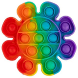 Rainbow Flower Pop Bubble Fidget Toy image 0