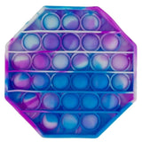 Purple/Blue Octagonal Pop Bubble Fidget Toy image 0