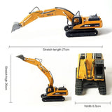 Huina 1:50 Metal Alloy Excavator Diecast Model image 2