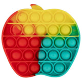 Apple Yellow/Red/Aqua  Pop Bubble Fidget Toy image 0