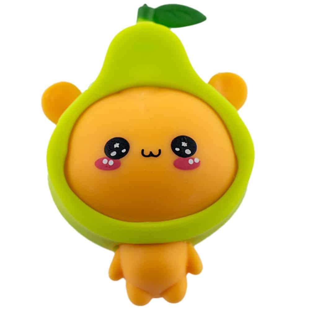 Squishy Toy Fruit Animals - Avo Orange image