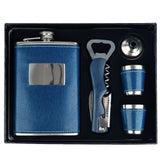Flask 9oz Set W/Opener, Shot Glasses &amp; Funnel image 1