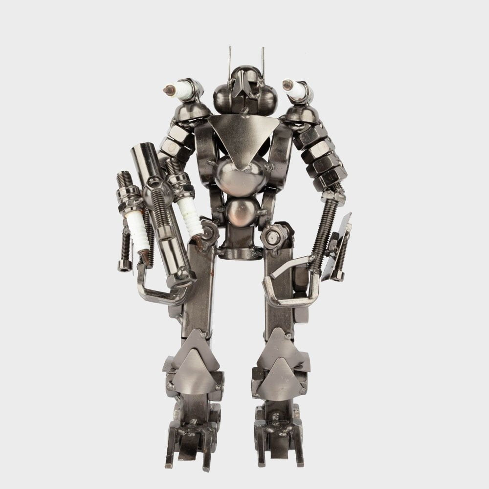 Metal Bot Alien Figurine - Large image 7
