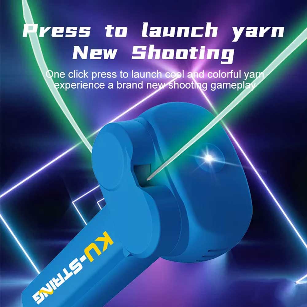 String Rope Thruster KU-String Rope Thruster ‒ Handheld Electric Rope Launcher Toy with USB ...