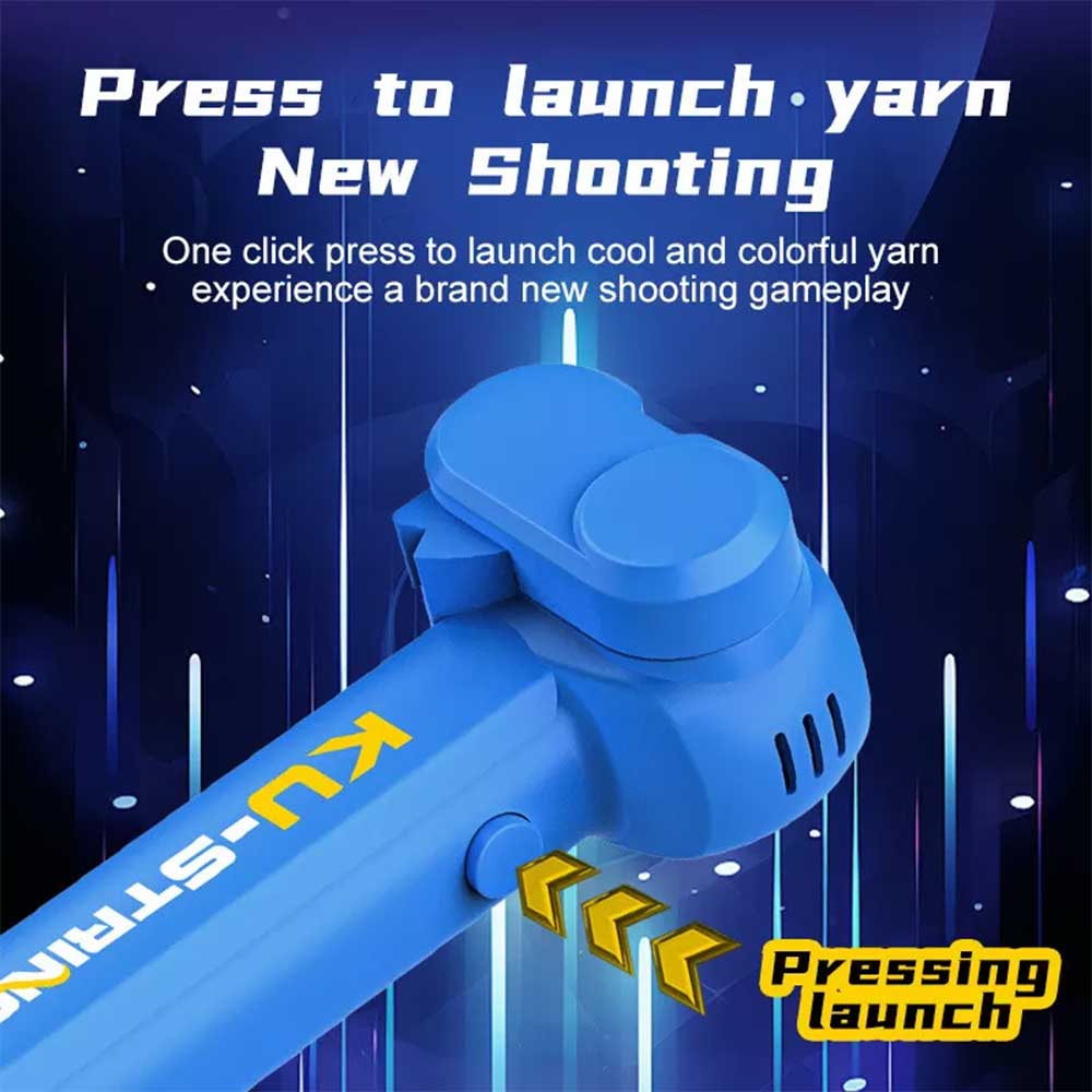 String Rope Thruster KU-String Rope Thruster ‒ Handheld Electric Rope Launcher Toy with USB ...