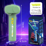 KU-String Rope Thruster ‒ Handheld Electric Rope Launcher Toy with USB Rechargeable, Glow Rope, 3 m Length, Fun Outdoor Visual Effects