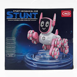 Stunt Mechanical Dog – 2.4GHz Remote Control Robo Pet (Pink or Grey)