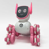 Stunt Mechanical Dog – 2.4GHz Remote Control Robo Pet (Pink or Grey)